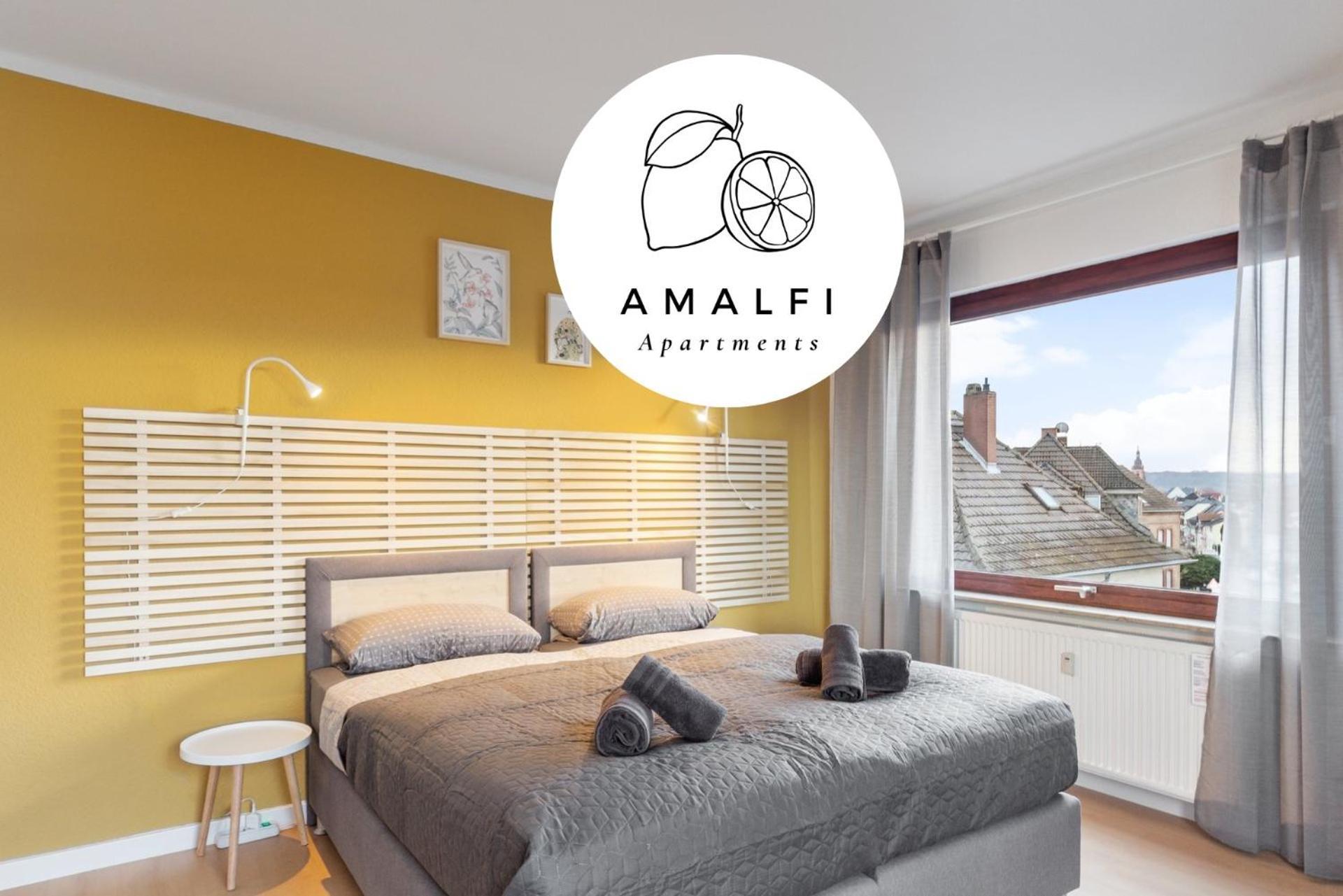 Amalfi Apartment A03 - 3 Zi.+ Bequeme Boxspringbetten + Smart Tv Eltville am Rhein Exterior photo