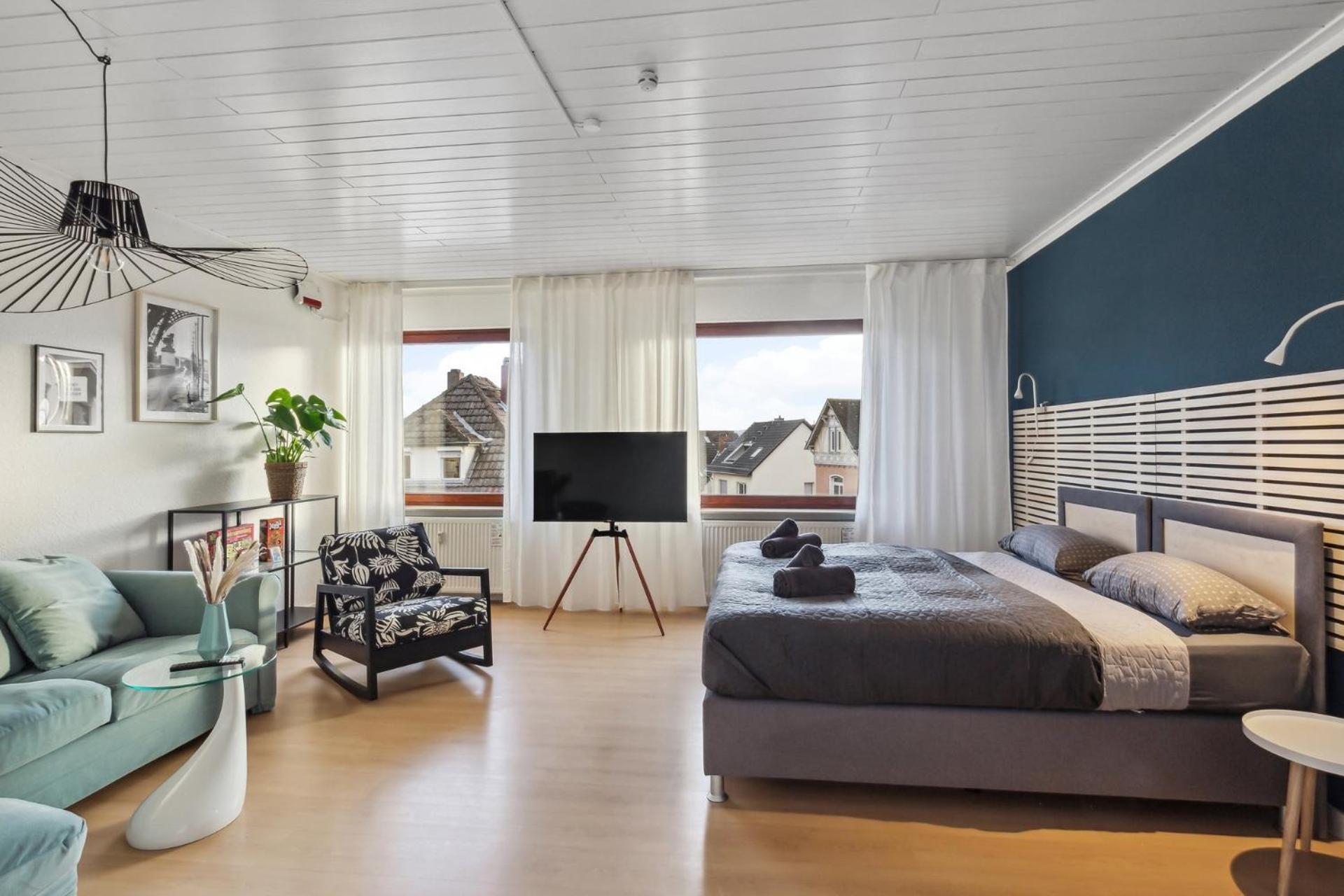 Amalfi Apartment A03 - 3 Zi.+ Bequeme Boxspringbetten + Smart Tv Eltville am Rhein Exterior photo