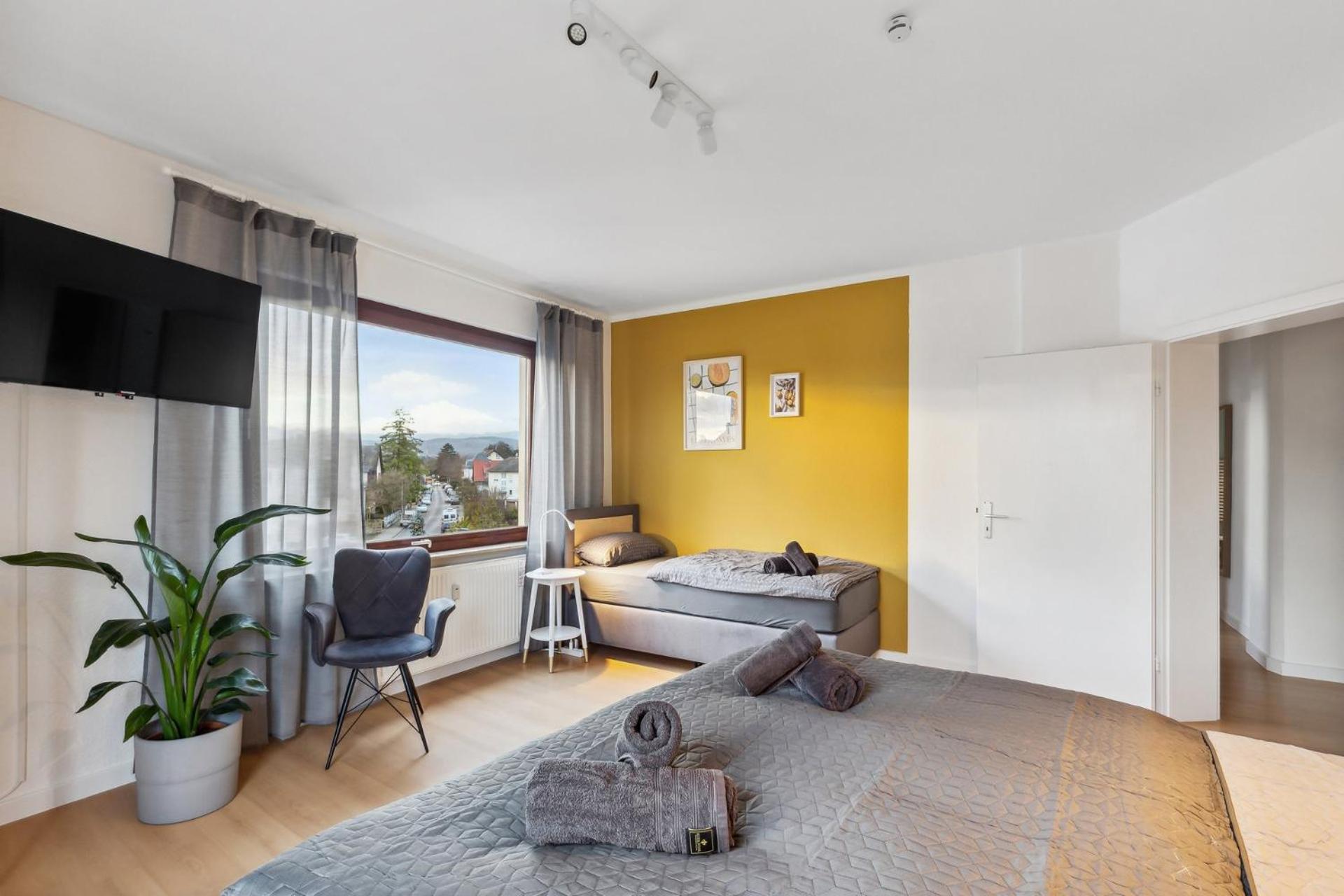 Amalfi Apartment A03 - 3 Zi.+ Bequeme Boxspringbetten + Smart Tv Eltville am Rhein Exterior photo
