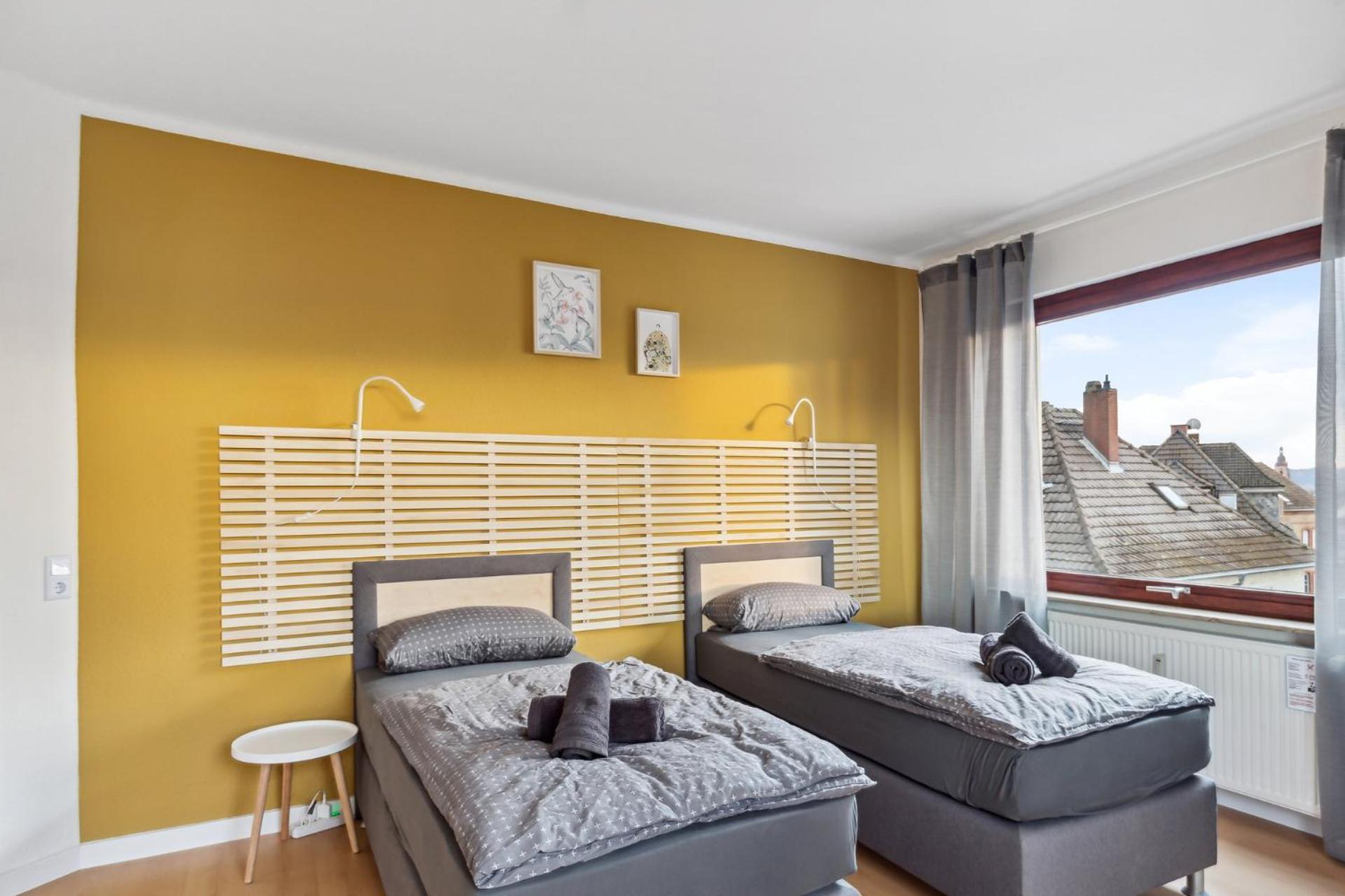 Amalfi Apartment A03 - 3 Zi.+ Bequeme Boxspringbetten + Smart Tv Eltville am Rhein Exterior photo